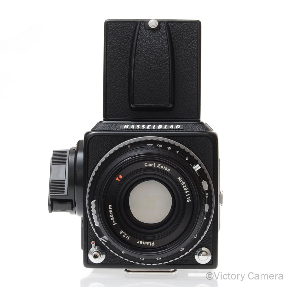 Hasselblad 500c/m Black Medium Format Camera w/ 80mm T* Lens A12 [EXC+] image 1