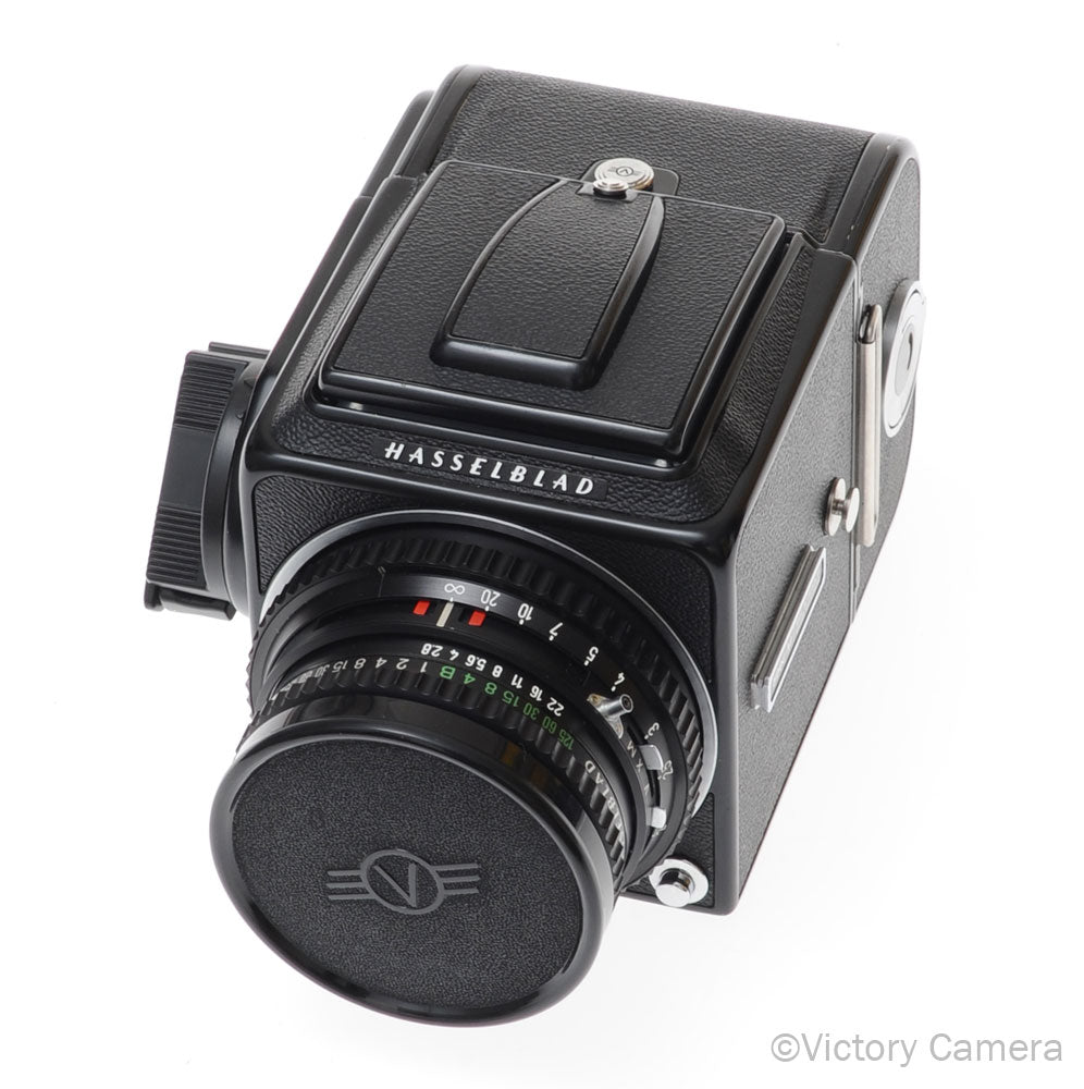 Hasselblad 500c/m Black Medium Format Camera w/ 80mm T* Lens A12 [EXC+] image 2