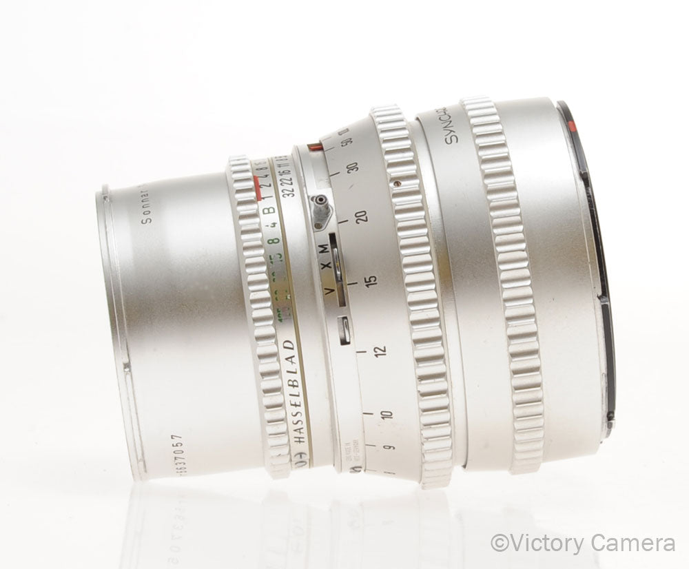 Hasselblad 150mm f4 Sonnar Chrome Telephoto Portrait Prime Lens [EXC] - Victory Camera