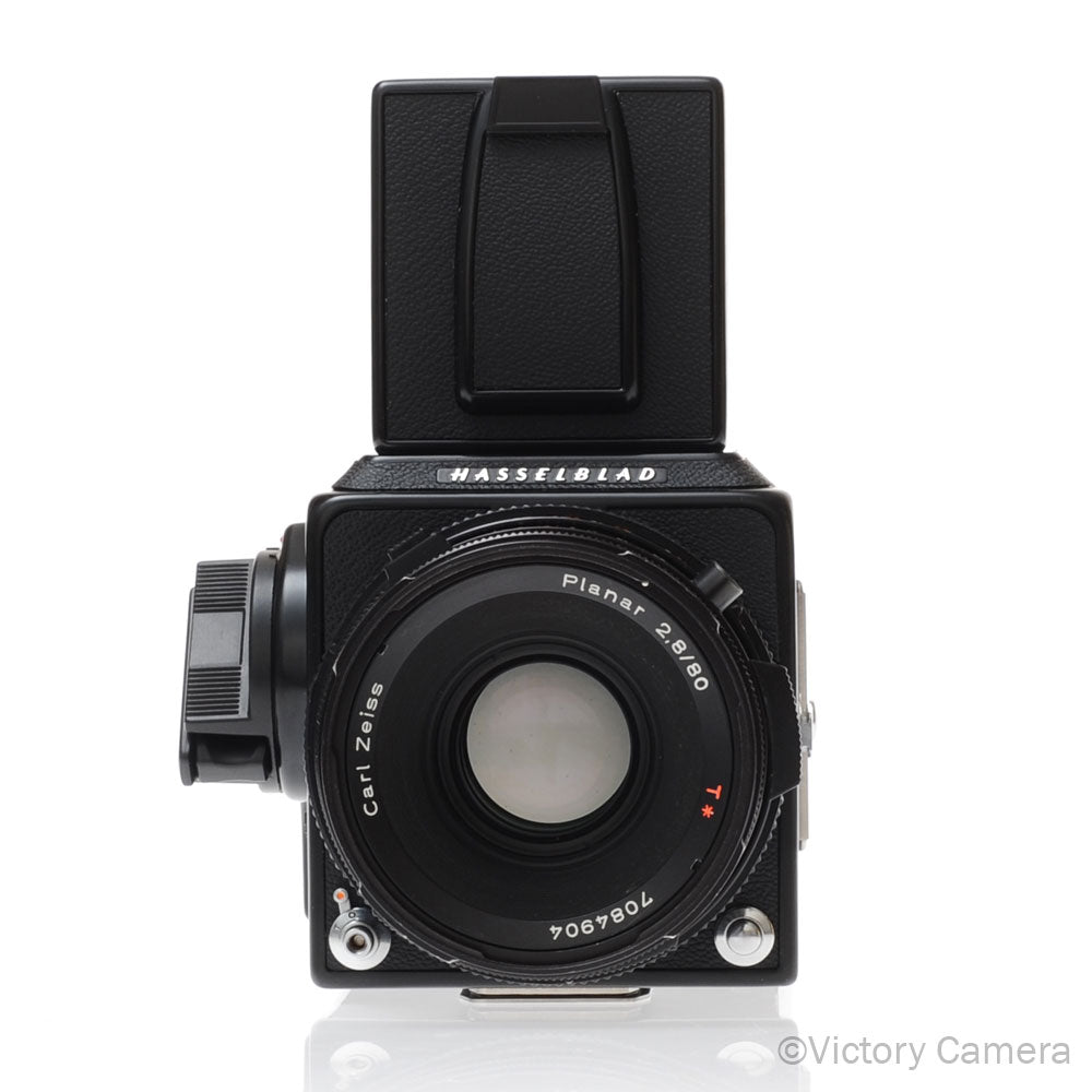 Hasselblad 500c/m Black Medium Format Camera w/ 80mm T* Lens A12 [EXC+] - Victory Camera