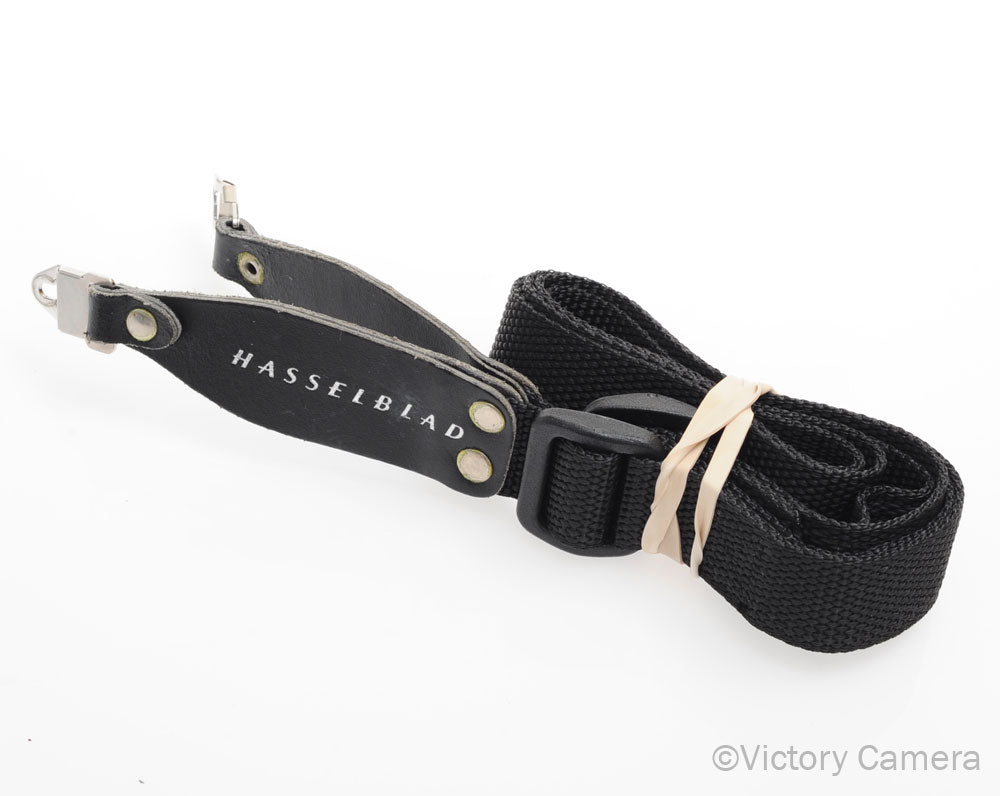 Hasselblad Wide Neck Strap w/ Leather Ends + QR Lugs [EXC-] - Victory Camera