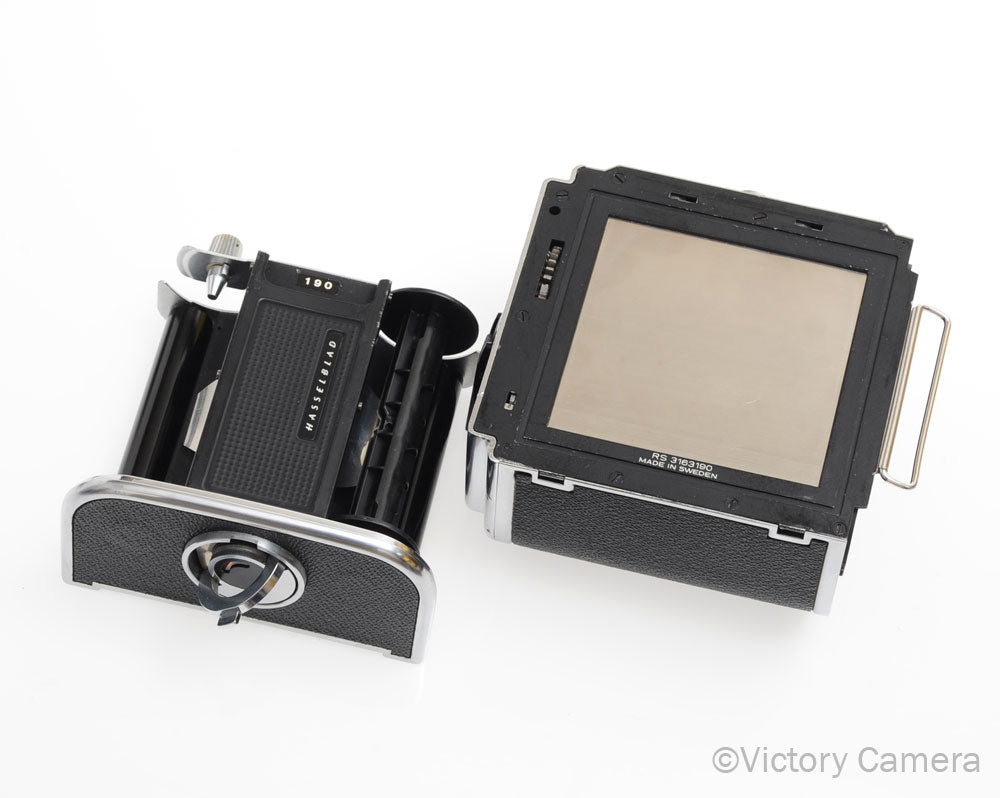 Hasselblad A12 Chrome Camera Film Back -Good Seals; Matchi [EXC] - Victory Camera