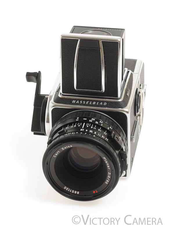Hasselblad 503CX Chrome Camera w/ 80mm f2.8 CB T* Lens A12 Back [EXC+] - Victory Camera
