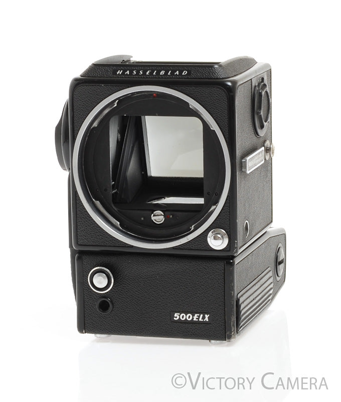 Hasselblad 500ELX 500 ELX Black 6x6 Camera Body w/ Bat Converter [EXC-] - Victory Camera