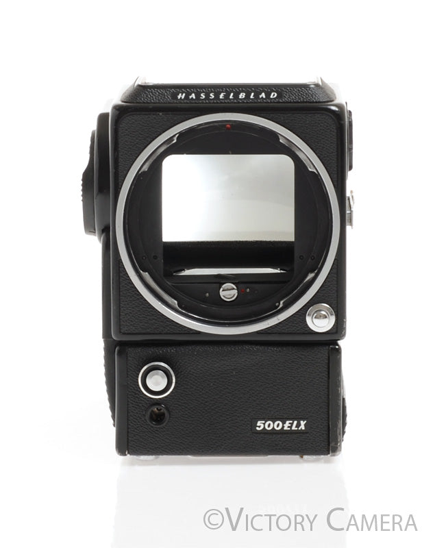 Hasselblad 500ELX 500 ELX Black 6x6 Medium Format Camera Body w/ Bat Converter - Victory Camera