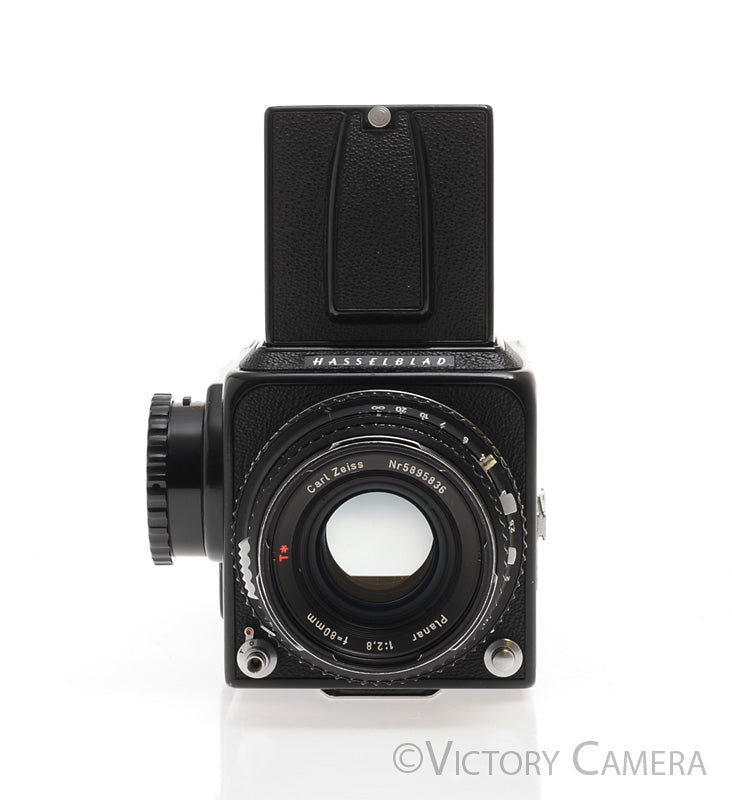 Hasselblad 500c/m 500cm Black Camera 80mm T* Lens A12 WLF  [EXC] - Victory Camera