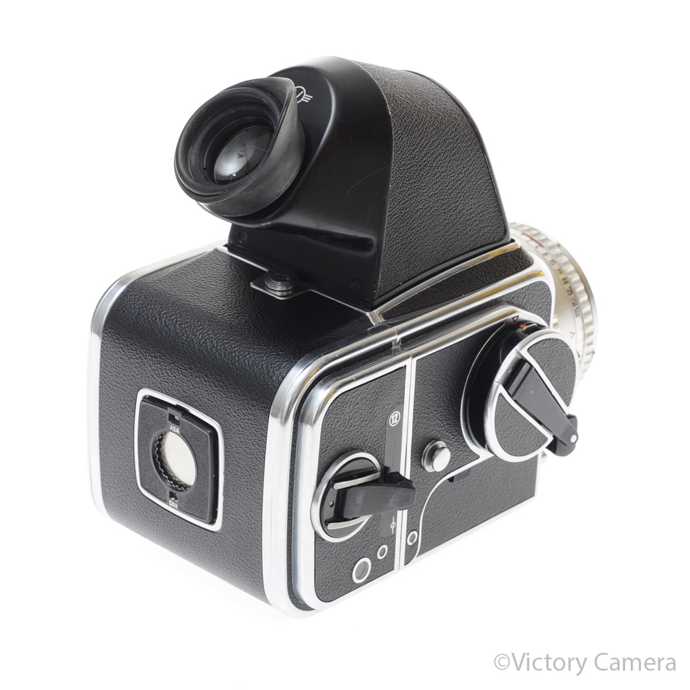 Hasselblad 500c/m Chrome Med. Format Camera w/ 80mm Lens A12 Back [EXC] image 2