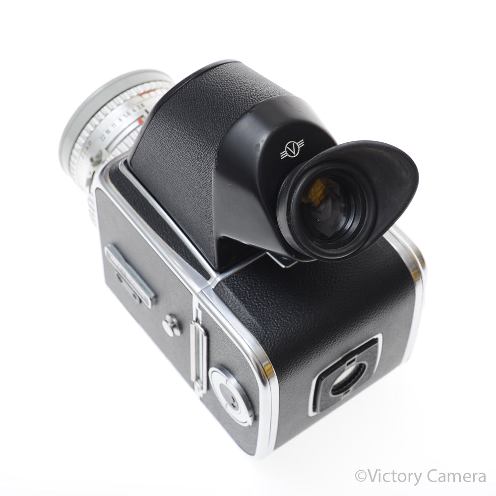Hasselblad 500c/m Chrome Med. Format Camera w/ 80mm Lens A12 Back [EXC] image 7