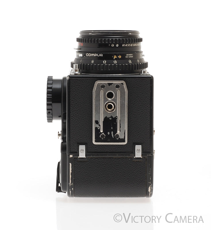 Hasselblad 500c/m 500cm Black Camera 80mm T* Lens A12 WLF  [EXC] - Victory Camera