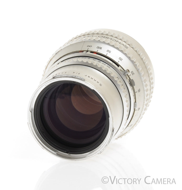 Hasselblad 150mm f4 Sonnar Chrome Telephoto Portrait Prime Lens -Clean- - Victory Camera
