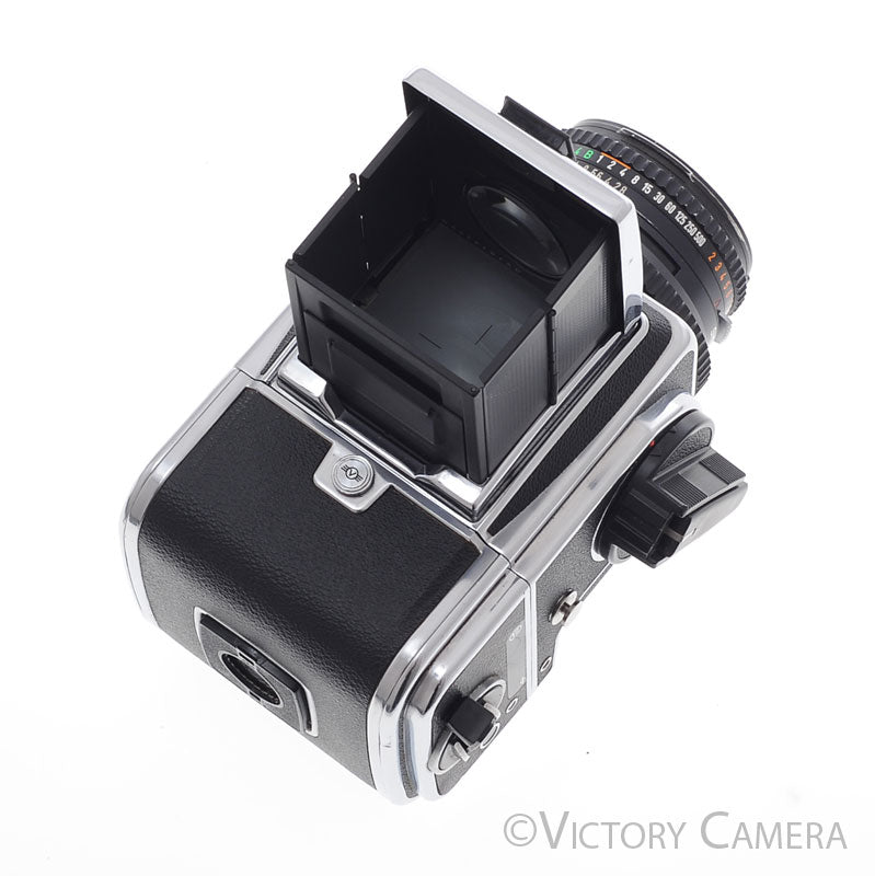 Hasselblad 500c/m Chrome Medium Format Camera w/ 80mm T* Lens A12 [EXC] - Victory Camera