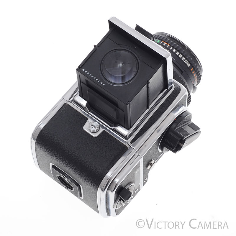 Hasselblad 500c/m Chrome Medium Format Camera w/ 80mm T* Lens A12 [EXC] - Victory Camera