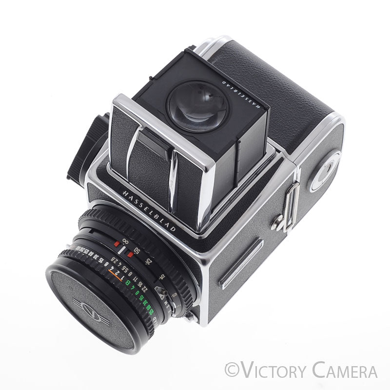 Hasselblad 500c/m Chrome Medium Format Camera w/ 80mm T* Lens A12 [EXC] - Victory Camera