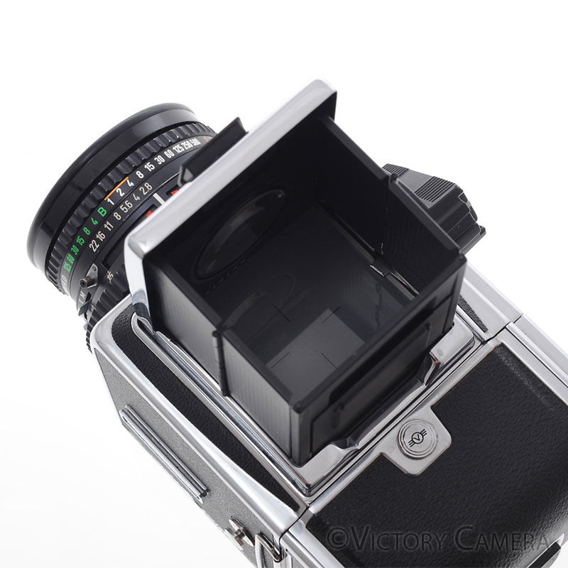 Hasselblad 500c/m Chrome Medium Format Camera w/ 80mm T* Lens A12 [EXC] - Victory Camera