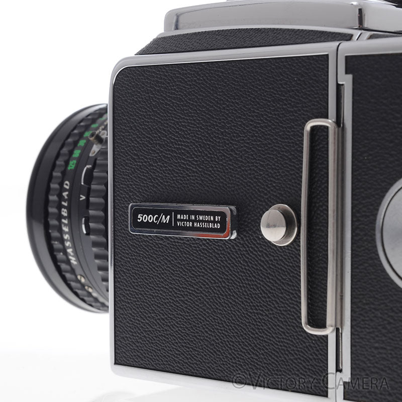 Hasselblad 500c/m Chrome Medium Format Camera w/ 80mm T* Lens A12 [EXC] - Victory Camera
