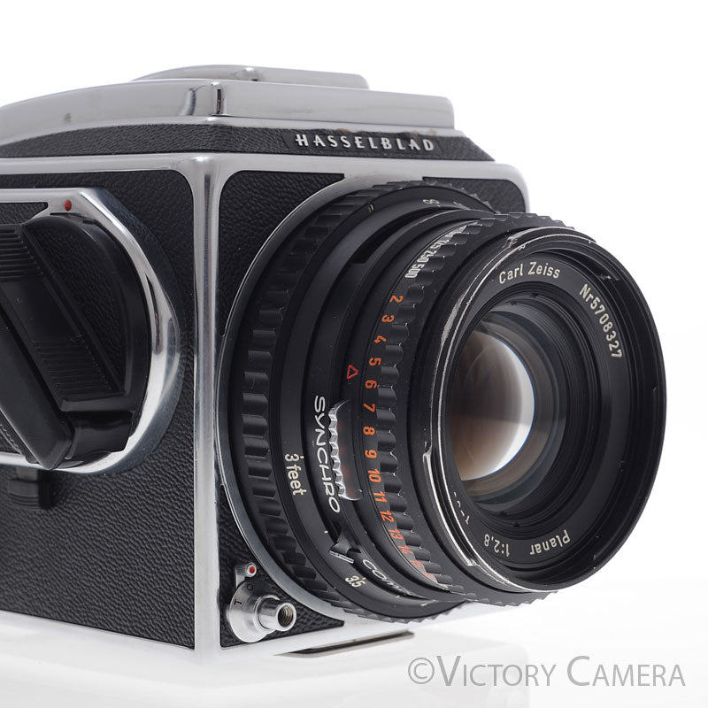 Hasselblad 500c/m Chrome Medium Format Camera w/ 80mm T* Lens A12 [EXC] - Victory Camera