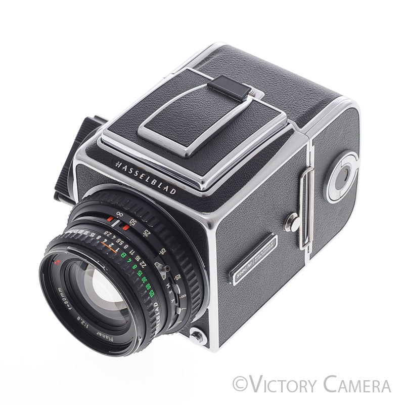 Hasselblad 500c/m Chrome Medium Format Camera w/ 80mm T* Lens A12 [EXC] - Victory Camera