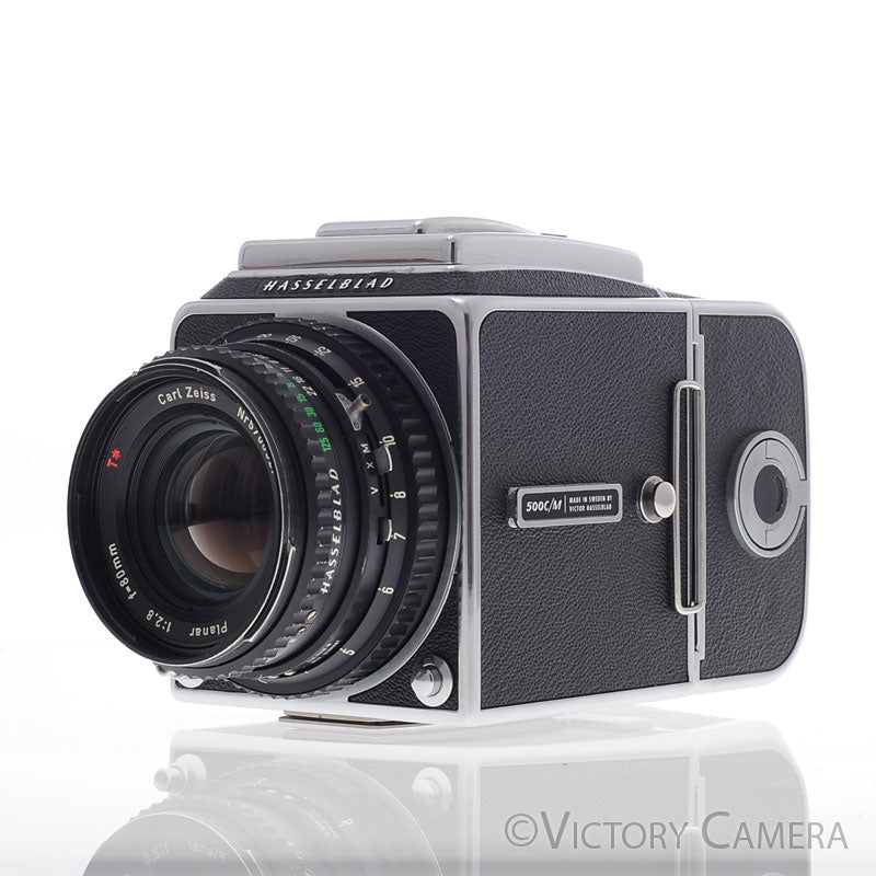 Hasselblad 500c/m Chrome Medium Format Camera w/ 80mm T* Lens A12 [EXC] - Victory Camera