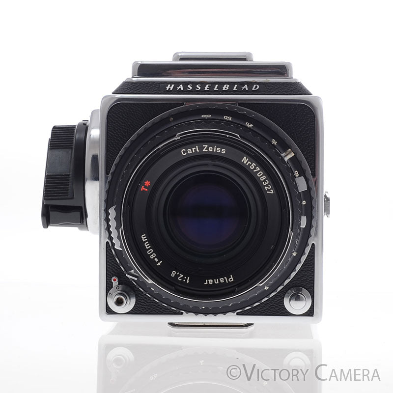 Hasselblad 500c/m Chrome Medium Format Camera w/ 80mm T* Lens A12 [EXC] - Victory Camera