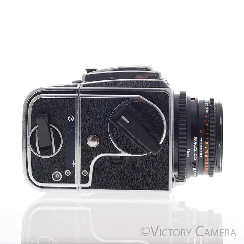 Hasselblad 500c/m Chrome Medium Format Camera w/ 80mm T* Lens A12 [EXC] - Victory Camera