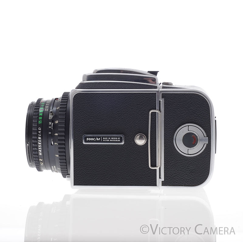 Hasselblad 500c/m Chrome Medium Format Camera w/ 80mm T* Lens A12 [EXC] - Victory Camera