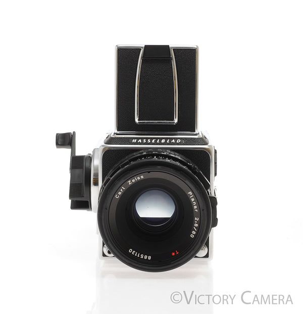Hasselblad 503CX Chrome Camera w/ 80mm f2.8 CB T* Lens A12 Back [EXC+]