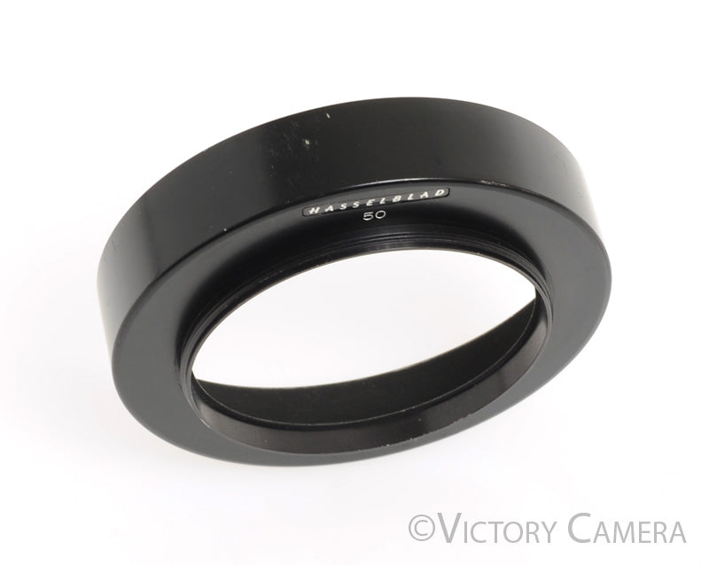 Genuine Hasselblad All Black Lens Shade for 50mm f4 C Lens [EXC+] - Victory Camera