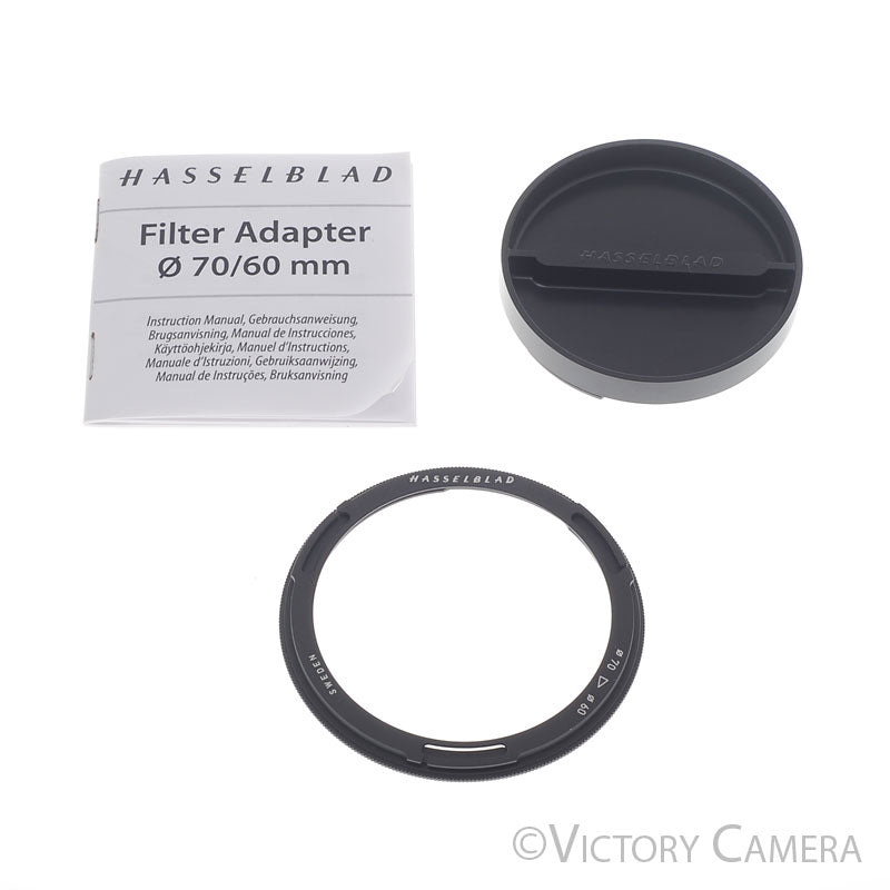 Hasselblad 40775 Bay 70 to Bay 60 Filter Adapter w/ Lens Cap [MINT] - Victory Camera