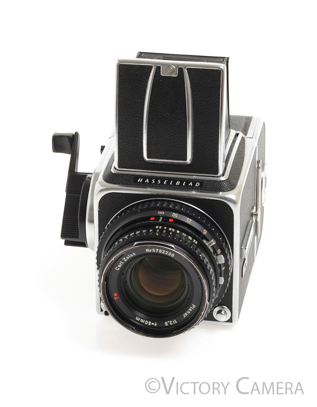 Hasselblad 500c/m Chrome Medium Format Camera w/ 80mm T* Lens A12 -New Seals- - Victory Camera