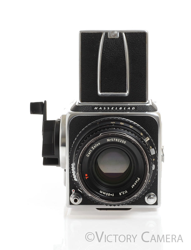 Hasselblad 500c/m Chrome Medium Format Camera w/ 80mm T* Lens A12 -New Seals- - Victory Camera