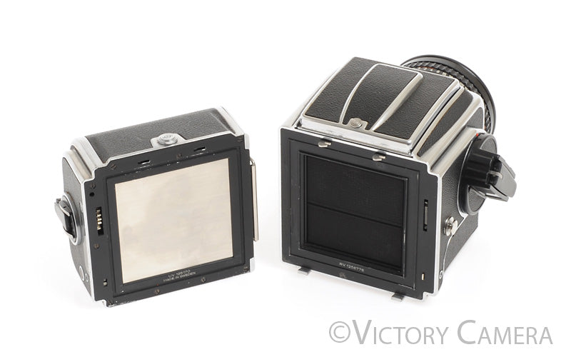 Hasselblad 500c/m Chrome Medium Format Camera w/ 80mm T* Lens A12 -New Seals- - Victory Camera