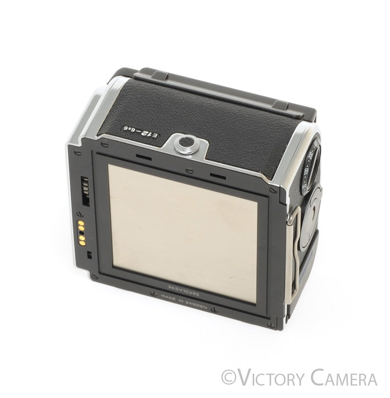 Hasselblad E12 (A12 Elec.) Chrome 6x6 Film Back [EXC+] - Victory Camera