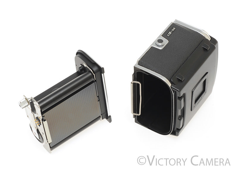 Hasselblad E12 (A12 Elec.) Chrome 6x6 Film Back [EXC+] - Victory Camera