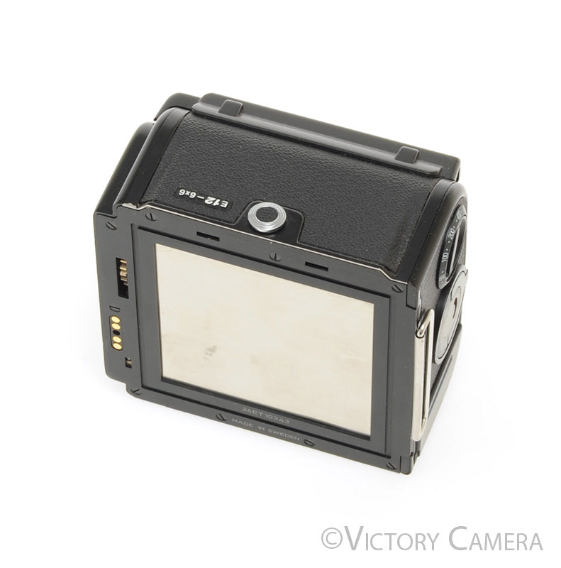 Hasselblad E12 (A12 Elec.) Black Film Back [EXC-] - Victory Camera