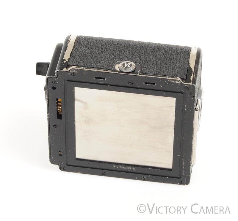 Hasselblad A24 220 6x6 Black Film Back -Good Seals- - Victory Camera