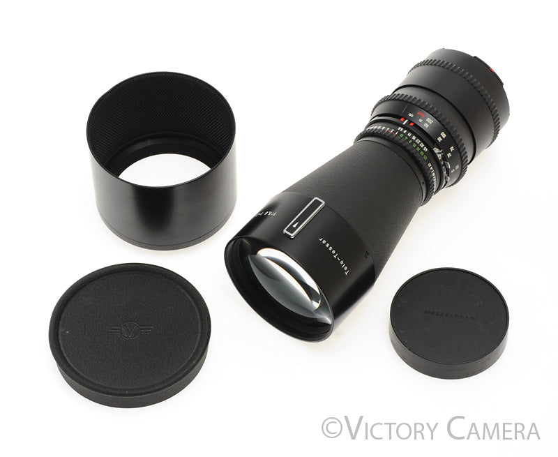 Hasselblad Zeiss 350mm f5.6 T* Tele-Tessar Telephoto Lens w/ Shade [EXC+]