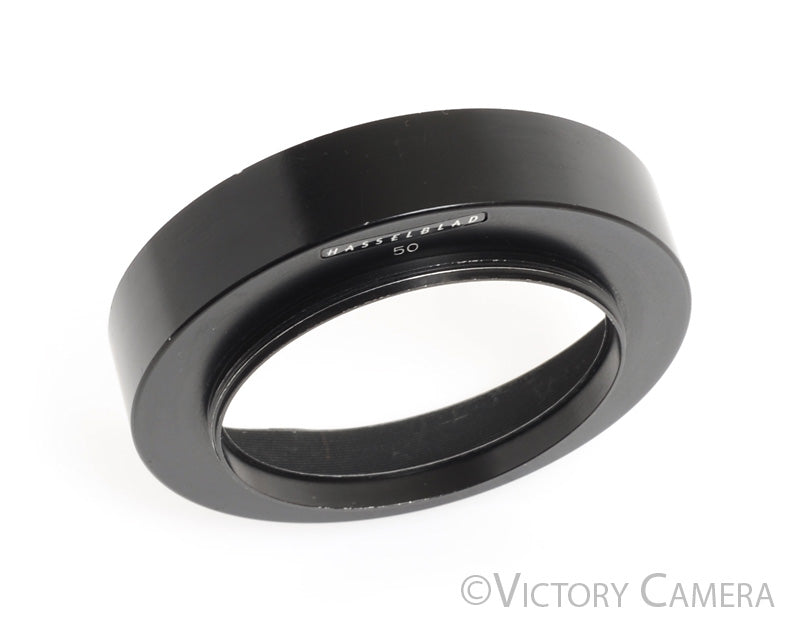 Genuine Hasselblad All Black Lens Shade for 50mm f4 C Lens - Victory Camera