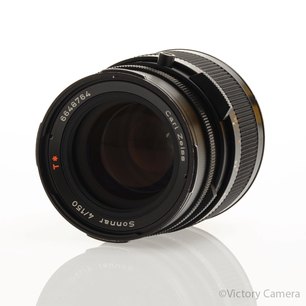 Hasselblad 150mm f4.0 Sonnar CF T* Black Portrait Lens [EXC] - Victory Camera