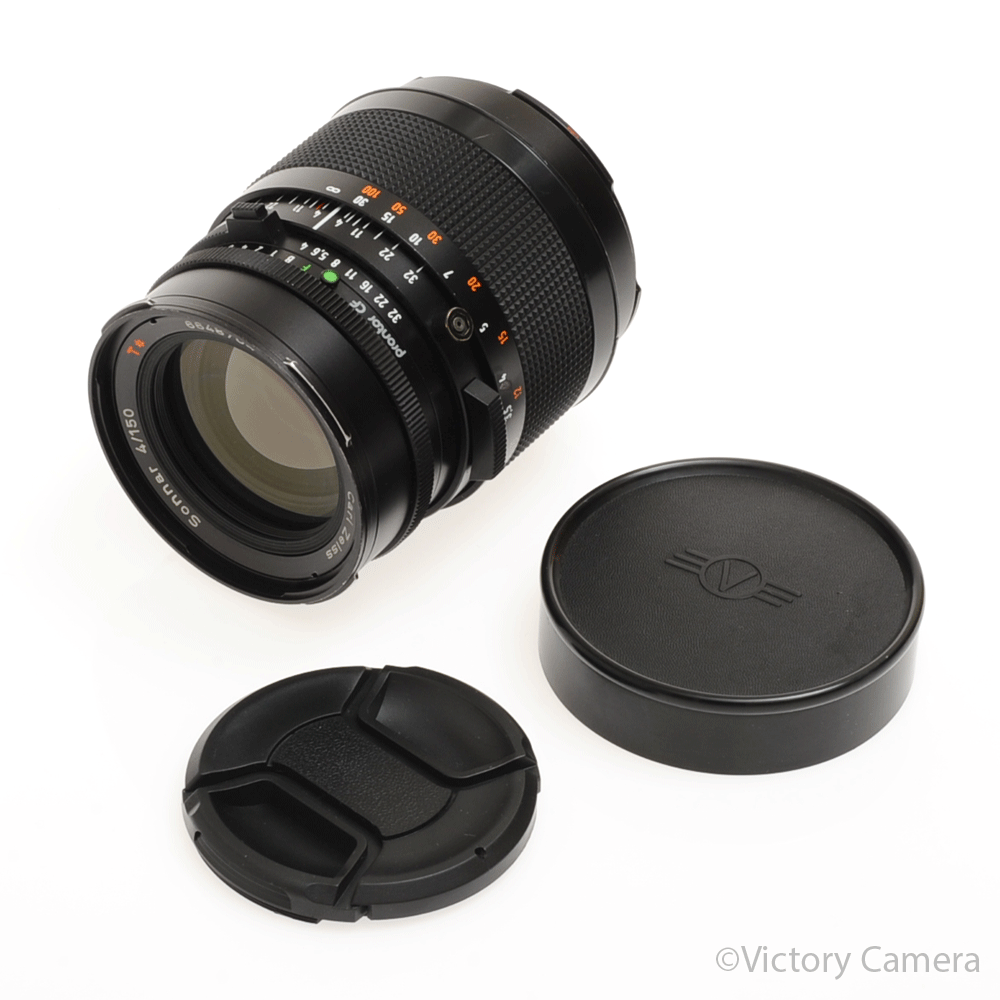 Hasselblad 150mm f4.0 Sonnar CF T* Black Portrait Lens [EXC] - Victory Camera