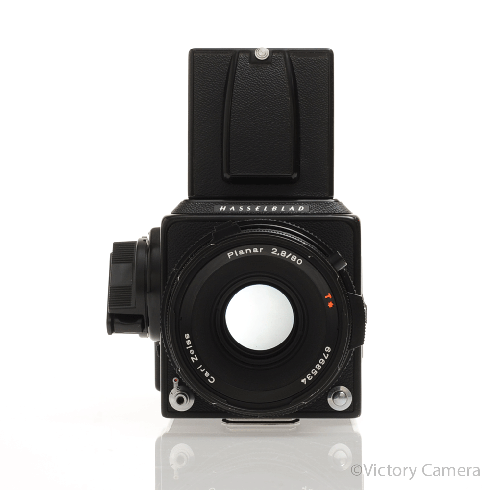 Hasselblad 500c/m Black Medium Format Camera w/ 80mm T* Lens A12 [EXC] - Victory Camera