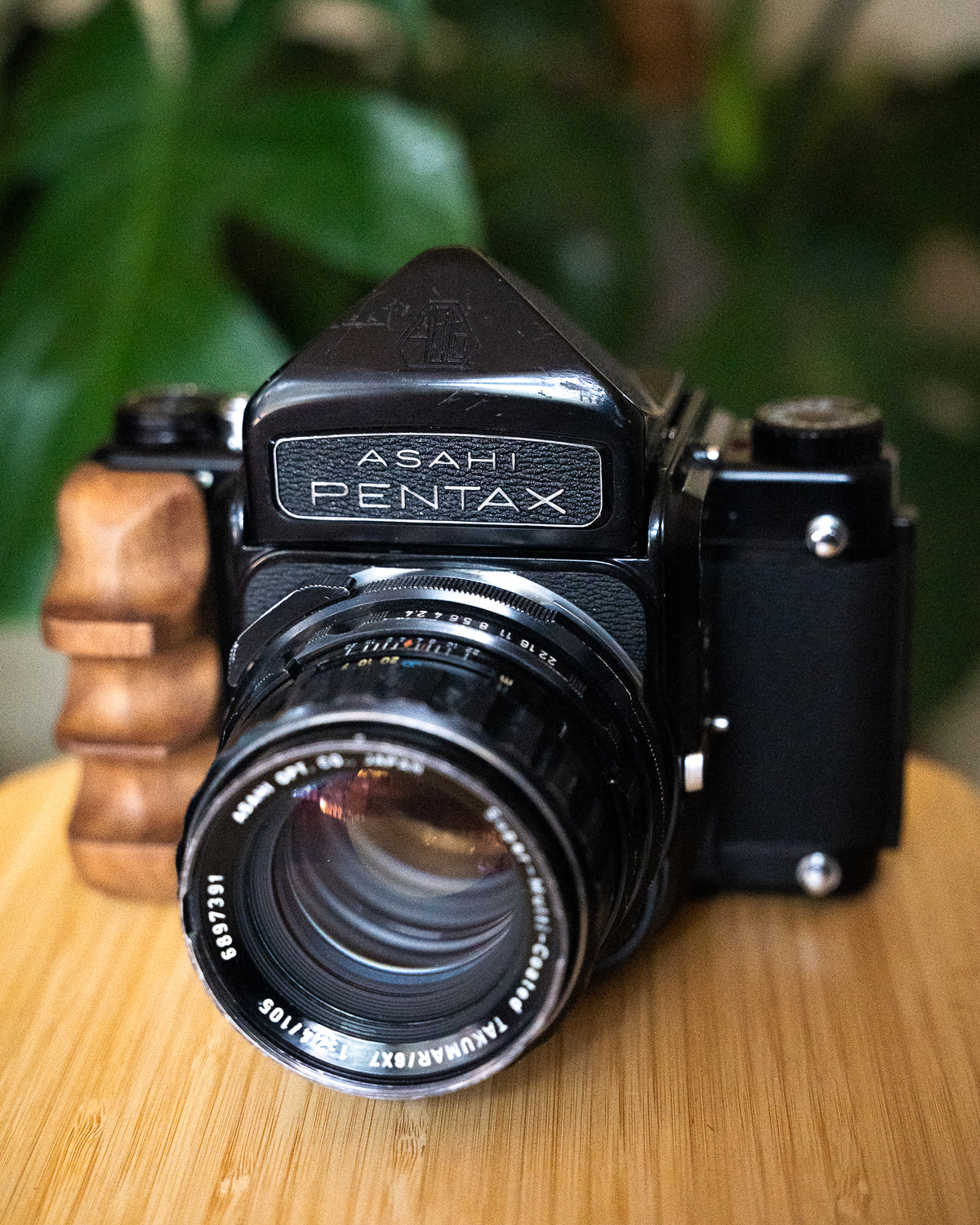 Pentax 6x7 67 Camera w/ Standard Non-Metered Prism w/ 105mm f2.4 Lens [EXC+] - Victory Camera