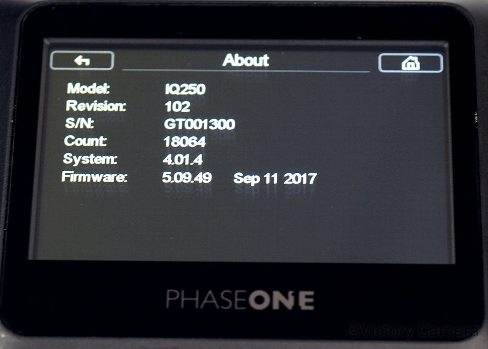 Phase One IQ250 XF Mount 50mp Camera Digital Back [EXC] image 8