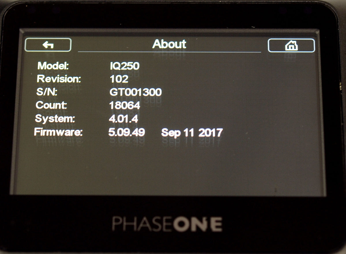 Phase One IQ250 XF Mount 50mp Camera Digital Back [EXC] image 9