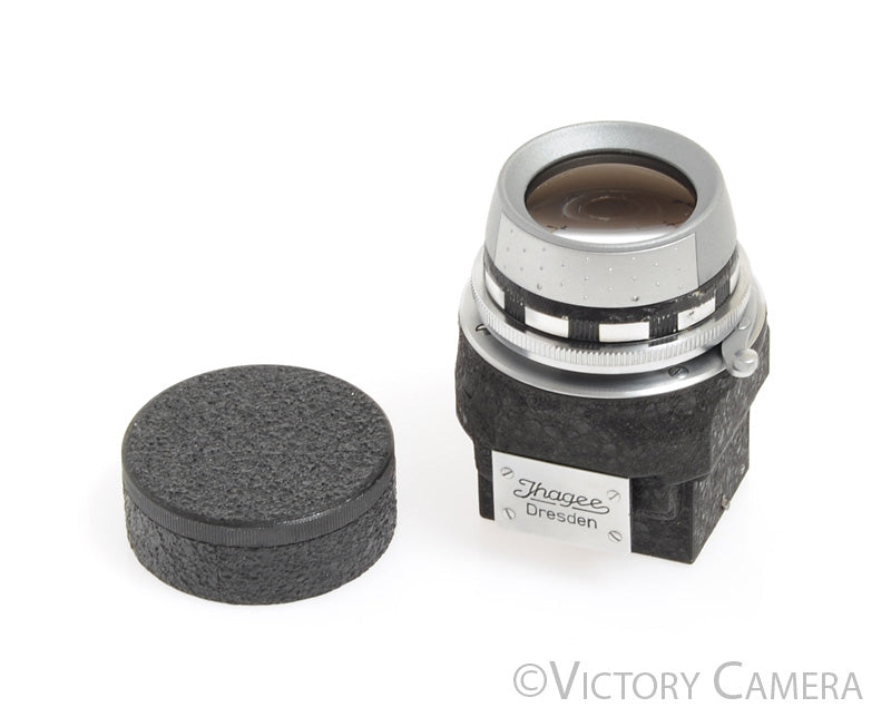 Jhagee Exakta Magnifier Hood Chimney Finder mod. w/ Schneider 4x Loupe [EXC] - Victory Camera