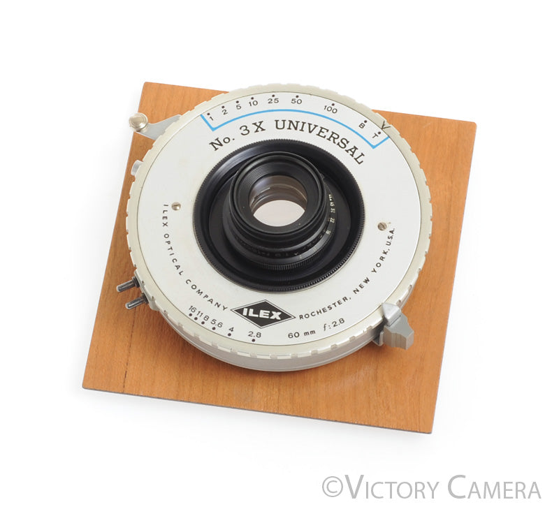Rodenstock APO-Ronar 150mm f9 Lens w/ Ilex No. 3x Universal Shutter [EXC] - Victory Camera