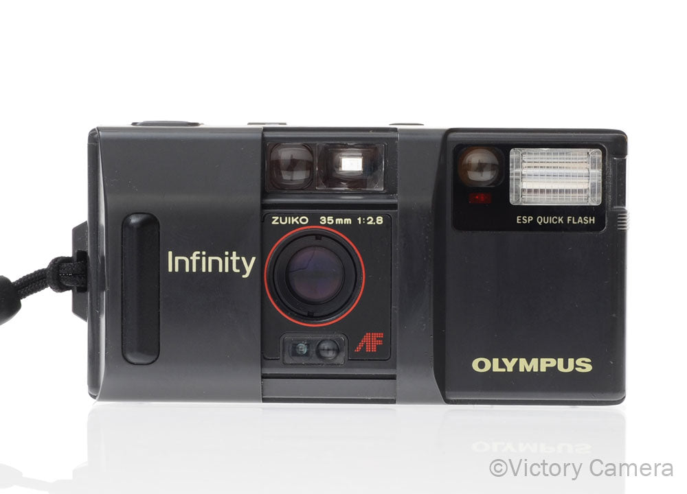 Olympus Infinity AF 35mm Point & Shoot Camera w/ 35mm f2.8 Prime [EXC-] - Victory Camera
