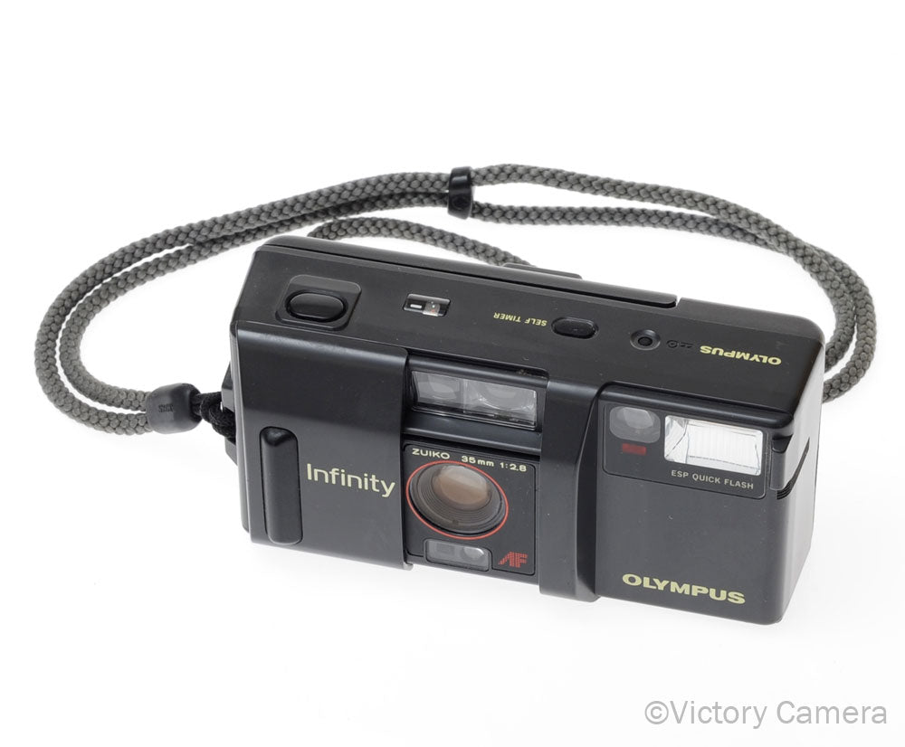 Olympus Infinity AF 35mm Point & Shoot Camera w/ 35mm f2.8 Prime [EXC-] - Victory Camera