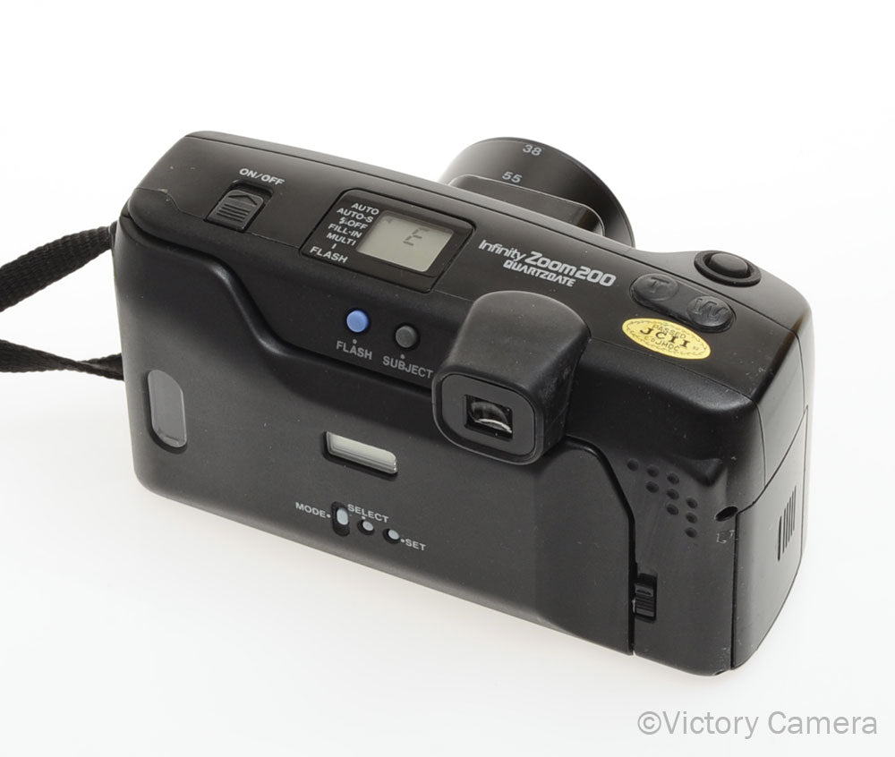 Olympus Infinity Zoom 200 QZ 38-80mm Lens 35mm Point and Shoot Film Camera [EXC] - Victory Camera