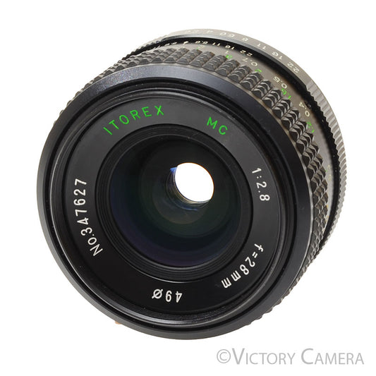 Itorex MC 28mm f2.8 1:4.5 Wide Angle Lens for Pentax M42 Screw Mount [EXC] - Victory Camera