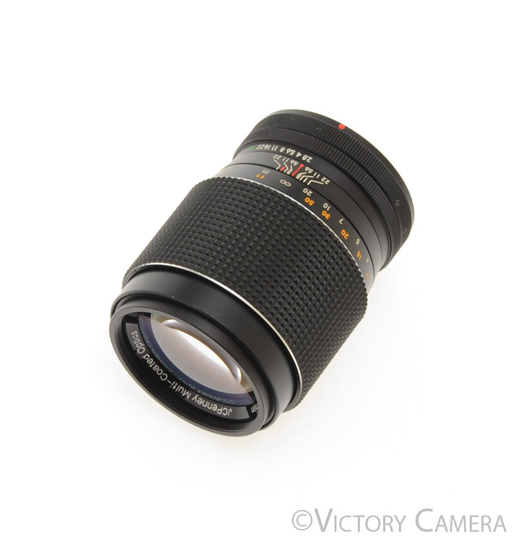 JCPenny 135mm f2.8 Telephoto Portrait Lens for Canon FD [EXC+] - Victory Camera